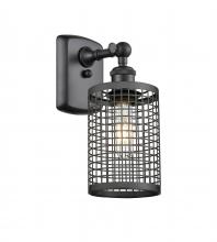 Innovation Lighting 516-1W-BK-M18-BK - Nestbrook - 1 Light - 5 inch - Matte Black - Sconce