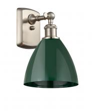 Innovations Lighting 516-1W-SN-MBD-75-GR-LED - Plymouth - 1 Light - 8 inch - Brushed Satin Nickel - Sconce
