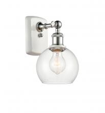 Innovations Lighting 516-1W-WPC-G122-6-LED - Athens - 1 Light - 6 inch - White Polished Chrome - Sconce