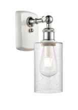 Innovations Lighting 516-1W-WPC-G804 - Clymer - 1 Light - 4 inch - White Polished Chrome - Sconce