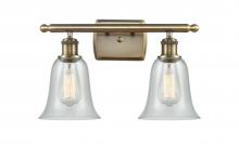 Innovations Lighting 516-2W-AB-G2812-LED - Hanover - 2 Light - 16 inch - Antique Brass - Bath Vanity Light