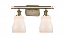 Innovations Lighting 516-2W-AB-G391 - Ellery - 2 Light - 15 inch - Antique Brass - Bath Vanity Light