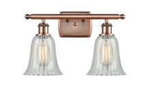 Innovation Lighting 516-2W-AC-G2811-LED - Hanover - 2 Light - 16 inch - Antique Copper - Bath Vanity Light