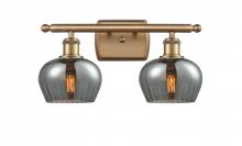 Innovation Lighting 516-2W-BB-G93-LED - Fenton - 2 Light - 17 inch - Brushed Brass - Bath Vanity Light