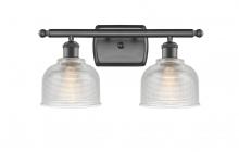 Innovation Lighting 516-2W-OB-G412-LED - Dayton - 2 Light - 16 inch - Oil Rubbed Bronze - Bath Vanity Light