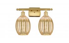 Innovation Lighting 516-2W-SN-G459-6ME - Preston Bulb - 2 Light - 16 inch - Brushed Satin Nickel - Bath Vanity Light
