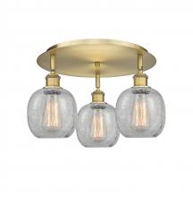 Innovation Lighting 516-3C-BB-G105 - Belfast - 3 Light - 18 inch - Brushed Brass - Flush Mount