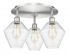 Innovations Lighting 516-3C-SN-G654-8 - Cindyrella - 3 Light - 20 inch - Satin Nickel - Flush Mount