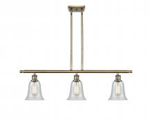 Innovation Lighting 516-3I-AB-G2812-LED - Hanover - 3 Light - 36 inch - Antique Brass - Cord hung - Island Light