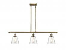 Innovation Lighting 516-3I-AB-G454 - Caton - 3 Light - 36 inch - Antique Brass - Cord hung - Island Light