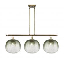 Innovation Lighting 516-3I-AB-G481-10SL - Brookhaven Sphere - 3 Light - 37 inch - Antique Brass - Stem Hung - Island Light