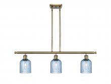 Innovation Lighting 516-3I-AB-G559-5BL - Bridal Veil - 3 Light - 36 inch - Antique Brass - Cord hung - Island Light