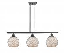 Innovation Lighting 516-3I-OB-G121-8CBK - Farmhouse Chicken Wire - 3 Light - 36 inch - Oil Rubbed Bronze - Cord hung - Island Light