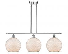 Innovation Lighting 516-3I-PC-G121-10CSN-LED - Farmhouse Chicken Wire - 3 Light - 37 inch - Polished Chrome - Cord hung - Island Light