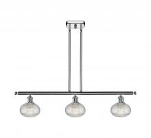 Innovation Lighting 516-3I-PC-G555-6CL - Ithaca - 3 Light - 36 inch - Polished Chrome - Cord hung - Island Light