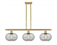 Innovation Lighting 516-3I-SG-G247-LED - Gorham - 3 Light - 36 inch - Satin Gold - Cord hung - Island Light