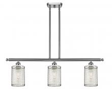 Innovation Lighting 516-3I-SN-M18-SN - Nestbrook - 3 Light - 36 inch - Satin Nickel - Multi Pendant