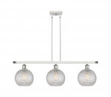 Innovation Lighting 516-3I-WPC-G122C-8CL - Athens - 3 Light - 36 inch - White Polished Chrome - Cord hung - Island Light