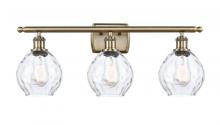 Innovations Lighting 516-3W-AB-G362-LED - Waverly - 3 Light - 26 inch - Antique Brass - Bath Vanity Light