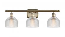Innovations Lighting 516-3W-AB-G412-LED - Dayton - 3 Light - 26 inch - Antique Brass - Bath Vanity Light