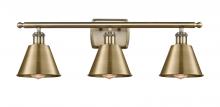 Innovation Lighting 516-3W-AB-M8 - Smithfield - 3 Light - 27 inch - Antique Brass - Bath Vanity Light