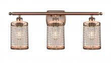 Innovation Lighting 516-3W-AC-M18-AC - Nestbrook - 3 Light - 25 inch - Antique Copper - Bath Vanity Light