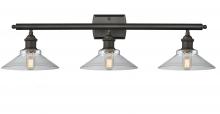 Innovation Lighting 516-3W-OB-G132 - Orwell - 3 Light - 28 inch - Oil Rubbed Bronze - Bath Vanity Light