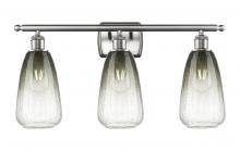 Innovation Lighting 516-3W-SN-G480-6SL - Brookhaven Almond - 3 Light - 26 inch - Brushed Satin Nickel - Bath Vanity Light