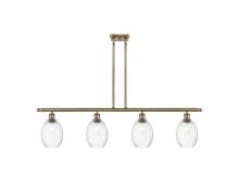 Innovation Lighting 516-4I-AB-G459-6CL - Preston Bulb - 4 Light - 48 inch - Antique Brass - Stem Hung - Island Light