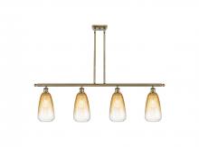 Innovation Lighting 516-4I-AB-G480-6AM - Brookhaven Almond - 4 Light - 48 inch - Antique Brass - Stem Hung - Island Light