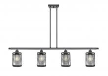 Innovation Lighting 516-4I-BK-M18-BK - Nestbrook - 4 Light - 48 inch - Matte Black - Multi Pendant