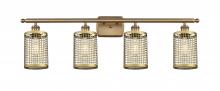 Innovation Lighting 516-4W-BB-M18-BB - Nestbrook - 4 Light - 35 inch - Brushed Brass - Bath Vanity Light