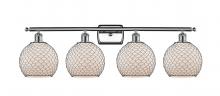 Innovation Lighting 516-4W-PC-G121-8CBK - Farmhouse Chicken Wire - 4 Light - 38 inch - Polished Chrome - Bath Vanity Light