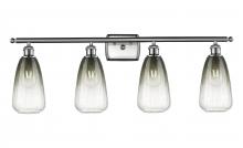 Innovation Lighting 516-4W-SN-G480-6SL - Brookhaven Almond - 4 Light - 36 inch - Brushed Satin Nickel - Bath Vanity Light