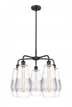 Innovation Lighting 516-5CR-OB-G682-7 - Windham - 5 Light - 25 inch - Oil Rubbed Bronze - Chandelier