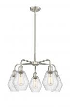 Innovation Lighting 516-5CR-SN-G654-6 - Cindyrella - 5 Light - 24 inch - Satin Nickel - Chandelier