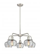 Innovation Lighting 516-5CR-SN-G92 - Fenton - 5 Light - 25 inch - Satin Nickel - Chandelier