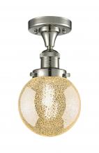 Innovation Lighting 517-1CH-PN-G208-6 - Beacon - 1 Light - 6 inch - Polished Nickel - Semi-Flush Mount