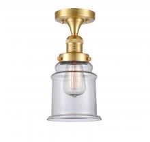 Innovation Lighting 517-1CH-SG-G182-LED - Canton - 1 Light - 6 inch - Satin Gold - Semi-Flush Mount
