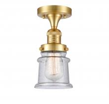 Innovations Lighting 517-1CH-SG-G184S - Canton - 1 Light - 6 inch - Satin Gold - Semi-Flush Mount