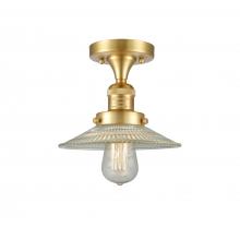 Innovation Lighting 517-1CH-SG-G2-LED - Halophane - 1 Light - 9 inch - Satin Gold - Semi-Flush Mount