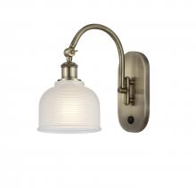 Innovation Lighting 518-1W-AB-G411 - Dayton - 1 Light - 6 inch - Antique Brass - Adjustable Swing Arm