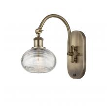 Innovation Lighting 518-1W-AB-G555-6CL - Ithaca - 1 Light - 6 inch - Antique Brass - Adjustable Swing Arm
