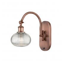 Innovation Lighting 518-1W-AC-G555-6CL - Ithaca - 1 Light - 6 inch - Antique Copper - Adjustable Swing Arm