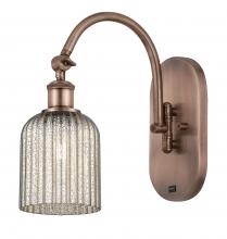Innovation Lighting 518-1W-AC-G559-5ME - Bridal Veil - 1 Light - 5 inch - Antique Copper - Adjustable Swing Arm