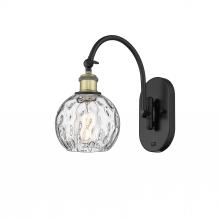 Innovation Lighting 518-1W-BAB-G1215-6-LED - Athens Water Glass - 1 Light - 6 inch - Black Antique Brass - Adjustable Swing Arm