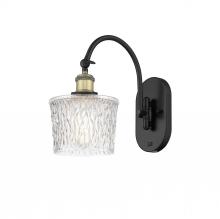 Innovation Lighting 518-1W-BAB-G402-LED - Niagara - 1 Light - 7 inch - Black Antique Brass - Adjustable Swing Arm