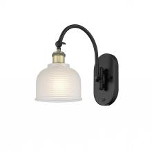Innovation Lighting 518-1W-BAB-G411-LED - Dayton - 1 Light - 6 inch - Black Antique Brass - Adjustable Swing Arm