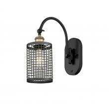 Innovation Lighting 518-1W-BAB-M18-BK - Nestbrook - 1 Light - 5 inch - Black Antique Brass - Adjustable Swing Arm