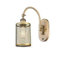 Innovation Lighting 518-1W-BB-M18-BB - Nestbrook - 1 Light - 5 inch - Brushed Brass - Adjustable Swing Arm